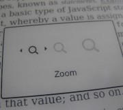 Image of Ebook Reader Zoom Function